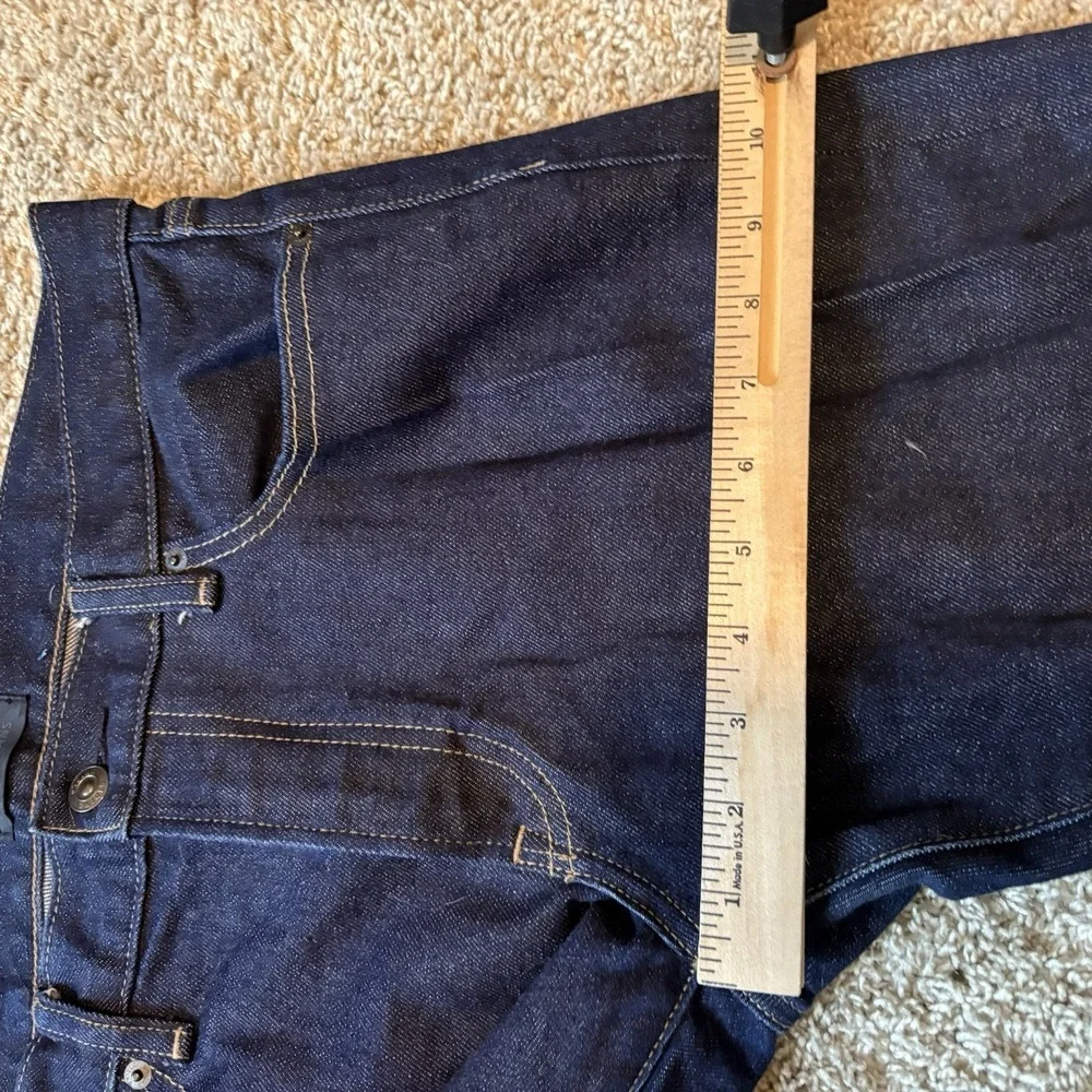 Uniqlo Indigo Selvedge Denim Slim Straight Cut 34x32 EUC - Picture 7 of 7